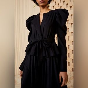 Ulla Johnson Virginie Dress Size 4 Noir